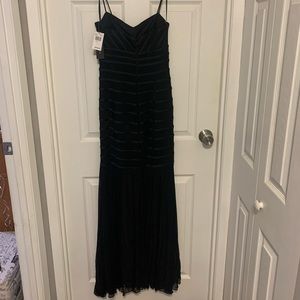 Formal long dress with spaghetti straps